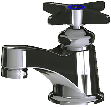 Chicago Faucets 700-VPCOLDABCP Lead-Free Deck-mounted manual faucet, single-hole, single-supply