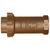 Zurn 114UFX114F-700XLFP Lead-Free Dual Check Valve - High Capacity, Bronze, FNPT