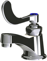Chicago Faucets 701-317COLDABCP Lead-Free Deck-mounted manual faucet, single-hole, single-supply