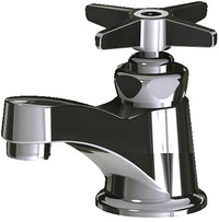 Chicago Faucets 701-E74PLABCP Lead-Free Deck-mounted manual faucet, single-hole, single-supply