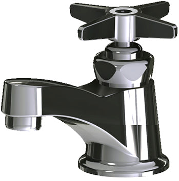 Chicago Faucets 701-E74PLABCP Lead-Free Deck-mounted manual faucet, single-hole, single-supply