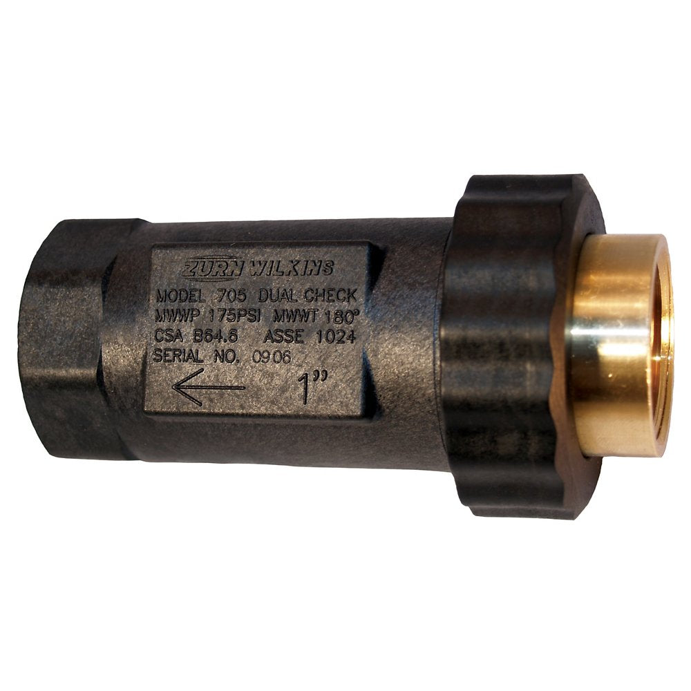 Zurn 1UFX1F-705 Lead-Free Dual Check Valve, FNPT