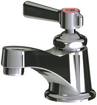Chicago Faucets 730-E70HOTABCP Lead-Free Deck-mounted manual faucet, single-hole, single-supply