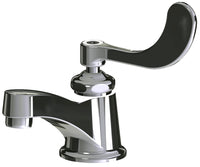 Chicago Faucets 730-E74-317PLABCP Lead-Free Deck-mounted manual faucet, single-hole, single-supply