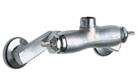 Chicago Faucets 737-LESHRCF Wall-mounted manual faucet with 3-3/8" centers, NPT