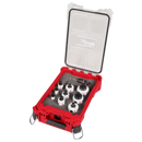 Milwaukee 49-22-4702 12PC QUIK LOK HOLE DOZER Bi-Metal Kit with PACKOUT Compact Organizer