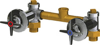 Chicago Faucets 767-VOCCP 1/2" Concealed two-handle service fitting, NPT