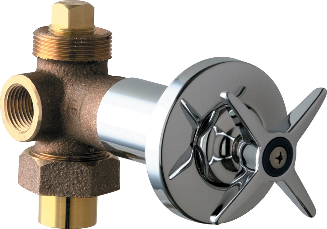 Chicago Faucets 769-COLDABCP Lead-Free Remote Valve, In-Wall