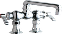 Chicago Faucets 772-E35ABCP Lead-Free Deck-mounted manual faucet with 3-3/8" centers
