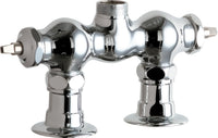 Chicago Faucets 772-LESHAB Deck-mounted manual faucet with 3-3/8" centers, NPT