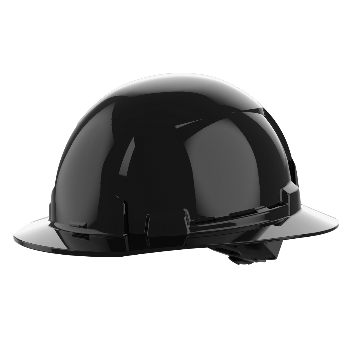 Milwaukee 48-73-1111 BOLT Black Full Brim Hard Hat w/4pt Ratcheting Suspension (USA) - Type 1, Class E (Pack of 5)