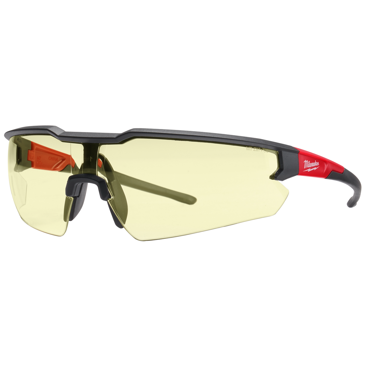 Milwaukee 48-73-2100 Safety Glasses - Yellow Anti-Scratch Lenses (Pack of 6)