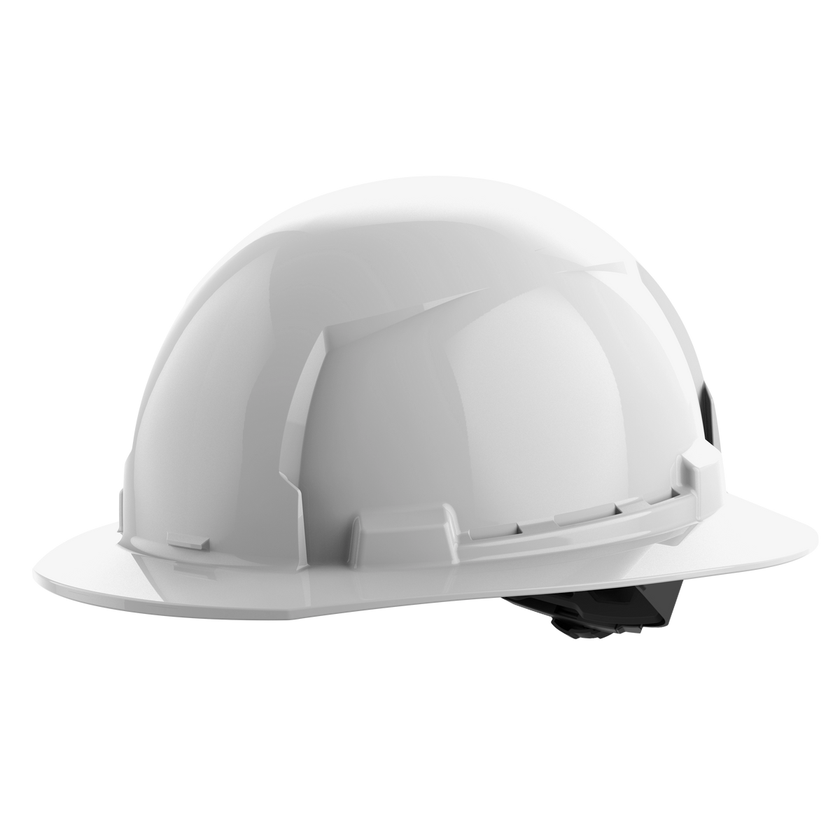 Milwaukee 48-73-1101 BOLT White Full Brim Hard Hat w/4pt Ratcheting Suspension (USA) - Type 1, Class E (Pack of 5)