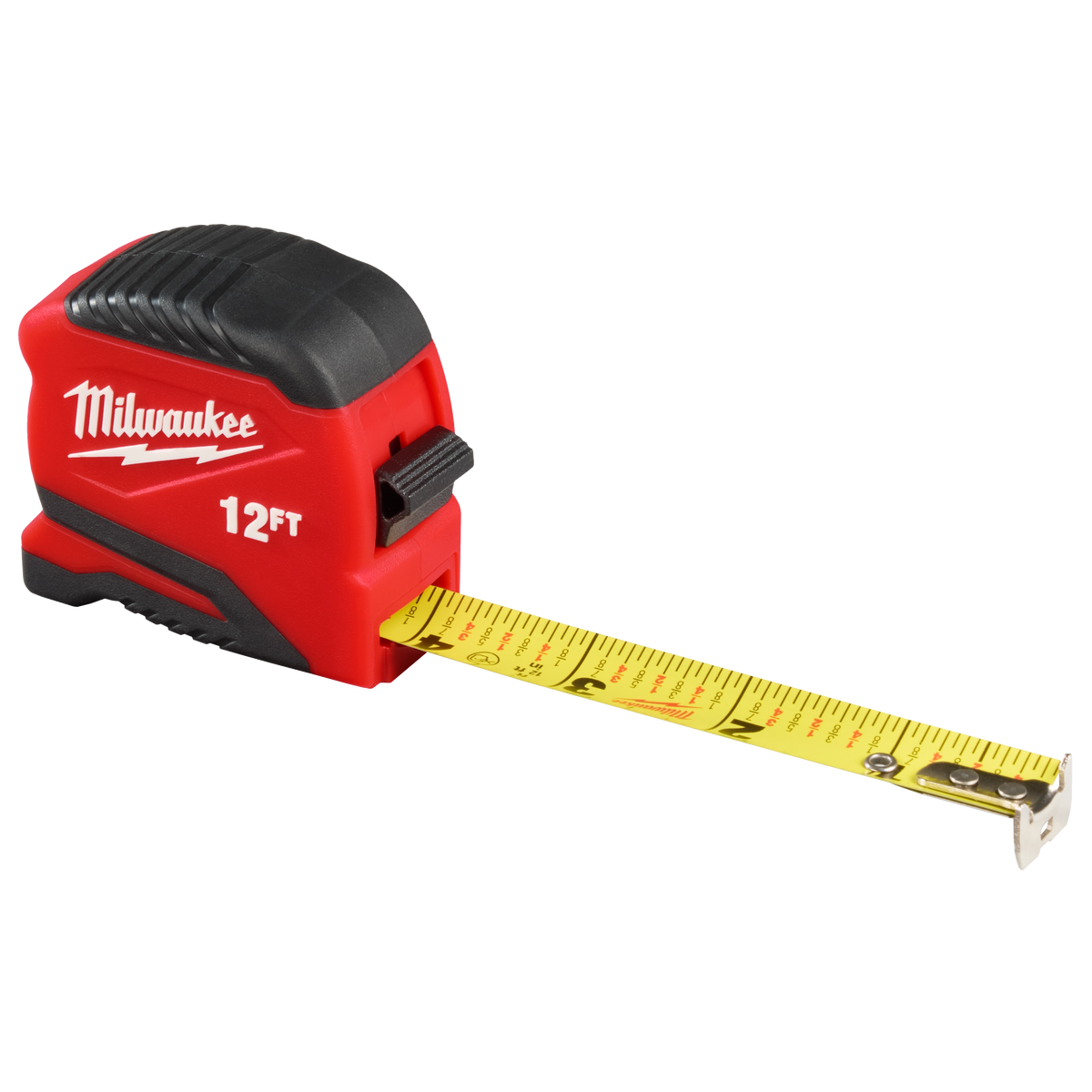 Milwaukee 48-22-1712 12ft Compact Tape Measure (Pack of 5)