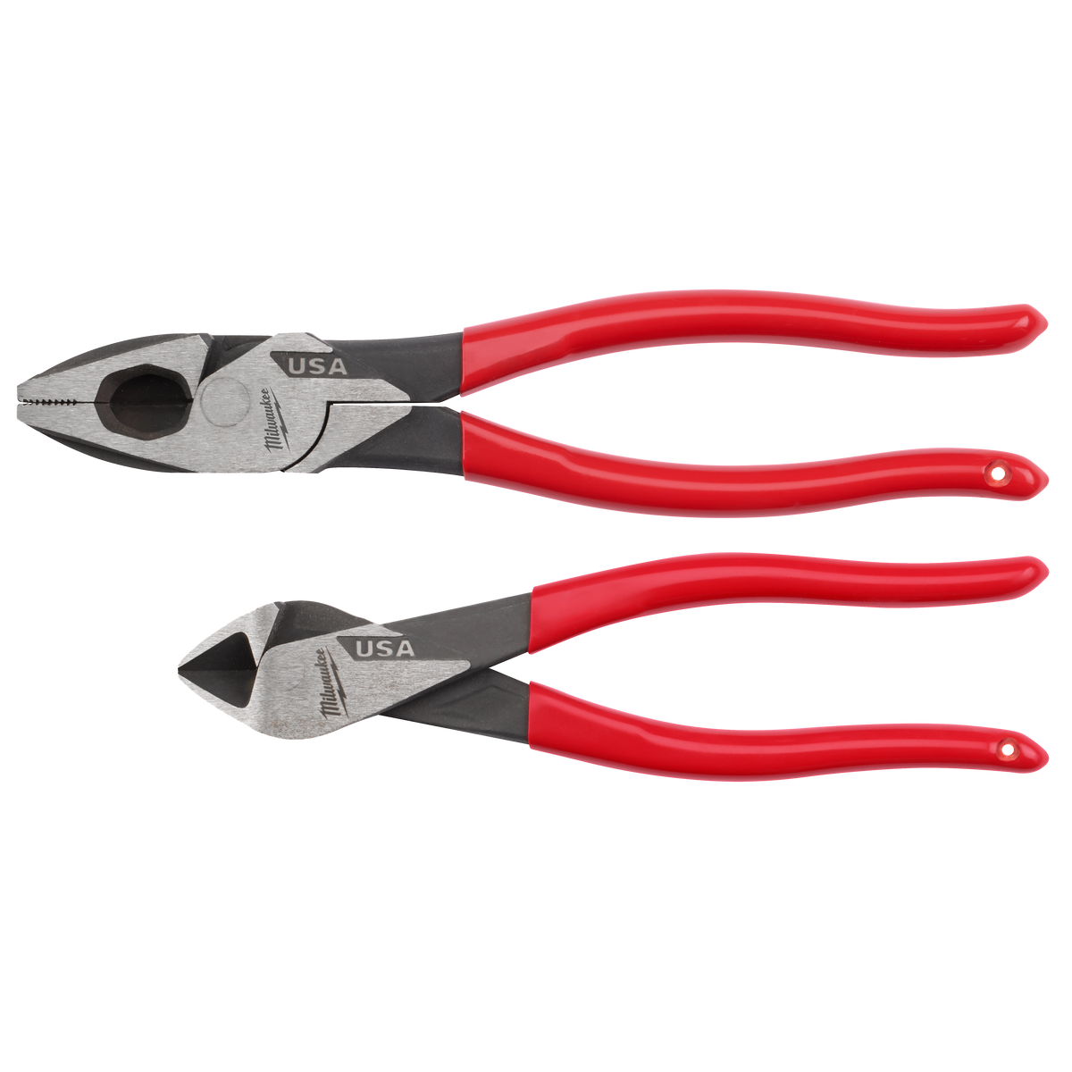 Milwaukee MT500-2 2 PC. Dipped Grip Cutting Pliers Set (USA)