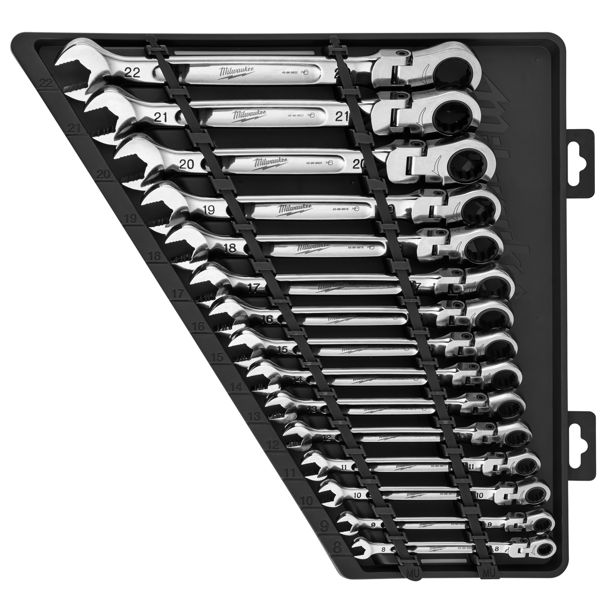 Milwaukee 48-22-9513 15pc Metric Flex Head Ratcheting Combination Wrench