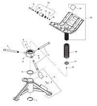 RIDGID 50837 Roller (Inc. Ref. 10,11), for RJ624 16" - 31" Large Diameter Pipe Stand and 258 Power Pipe Cutter