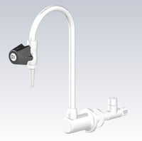 Chicago Faucets 831-PVDF Laboratory Faucet, Wall-Mount