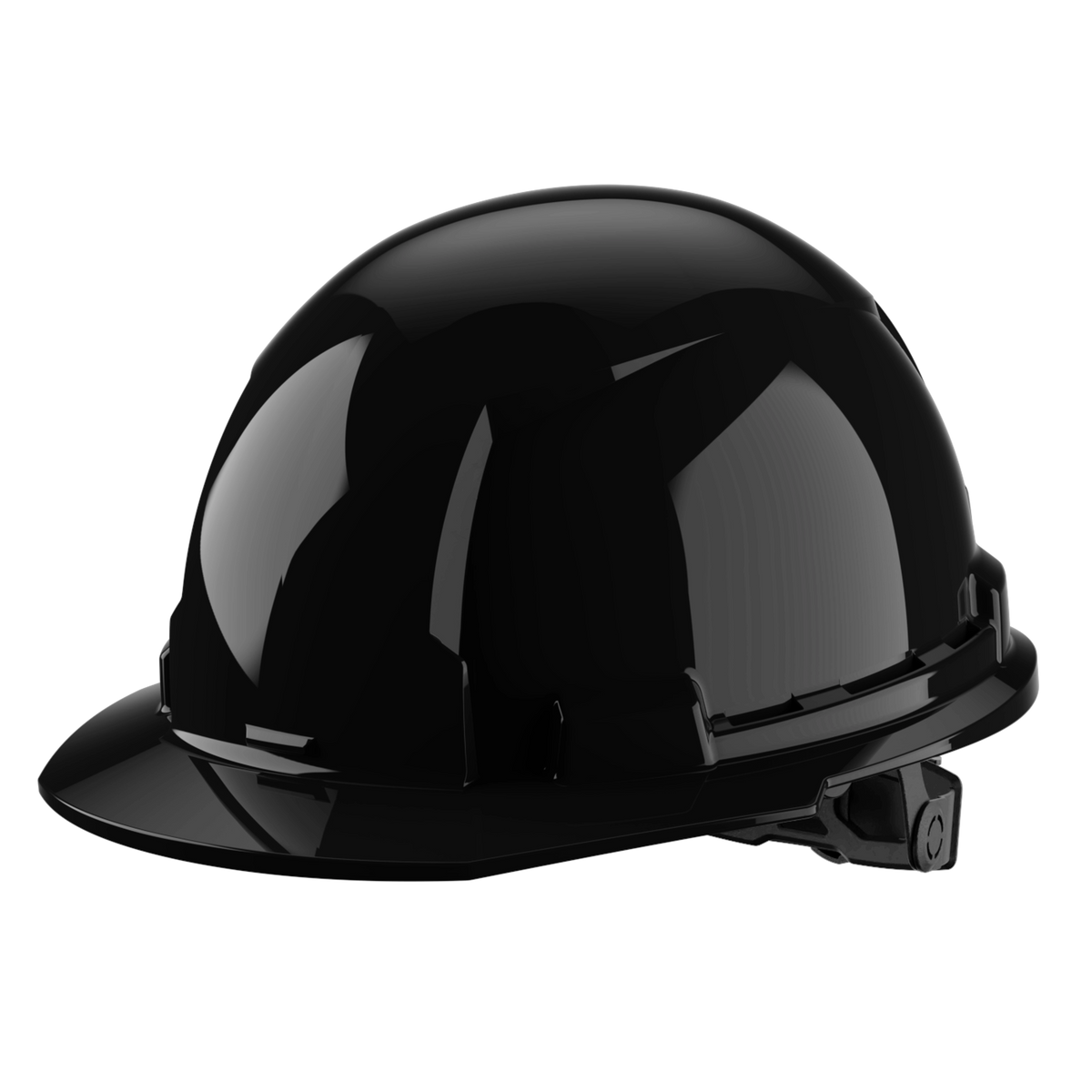 Milwaukee 48-73-1130 BOLT Black Front Brim Hard Hat w/6pt Ratcheting Suspension (USA) - Type 1, Class E (Pack of 5)
