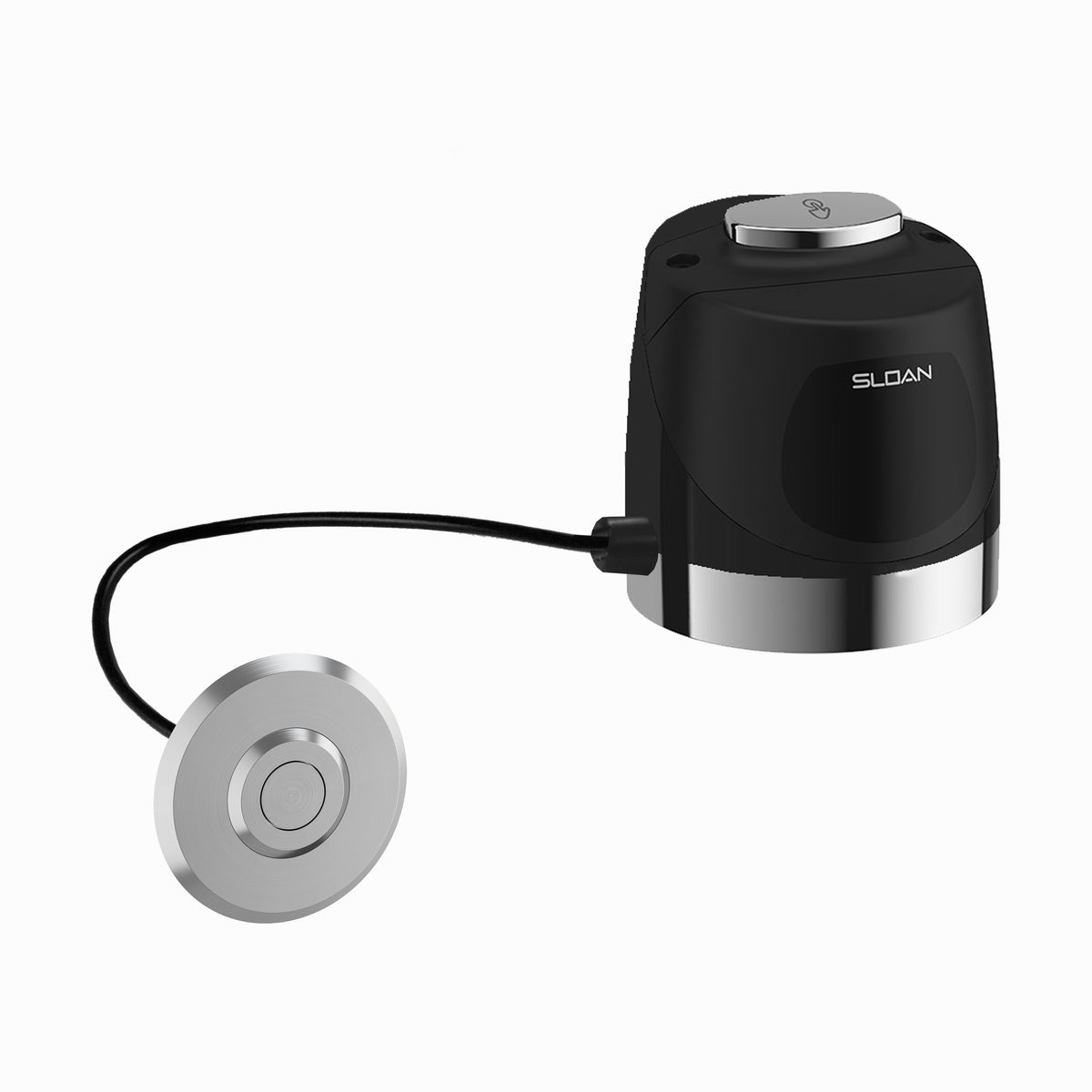 Sloan PWT-ESM RESS Battery-Powered Sensor Retrofit Kit for Water Closet Flushometers, Metal Button Fixture Wall Actuator, Option HE 1.28 gpf Program #A2L
