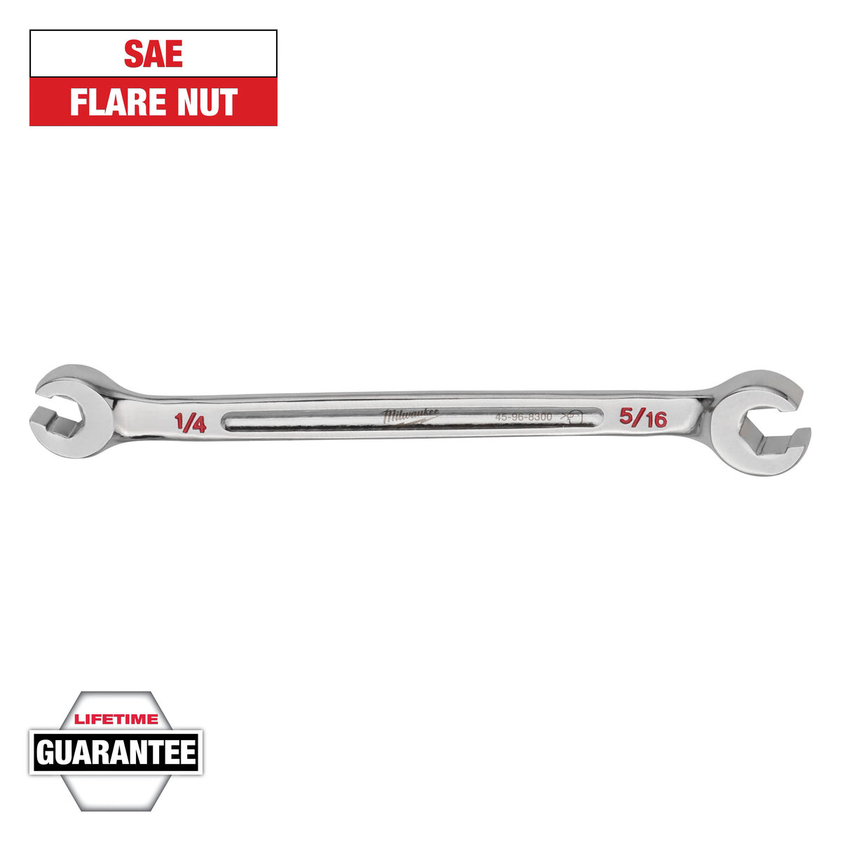 Milwaukee 45-96-8300 1/4" X 5/16" Double End Flare Nut Wrench