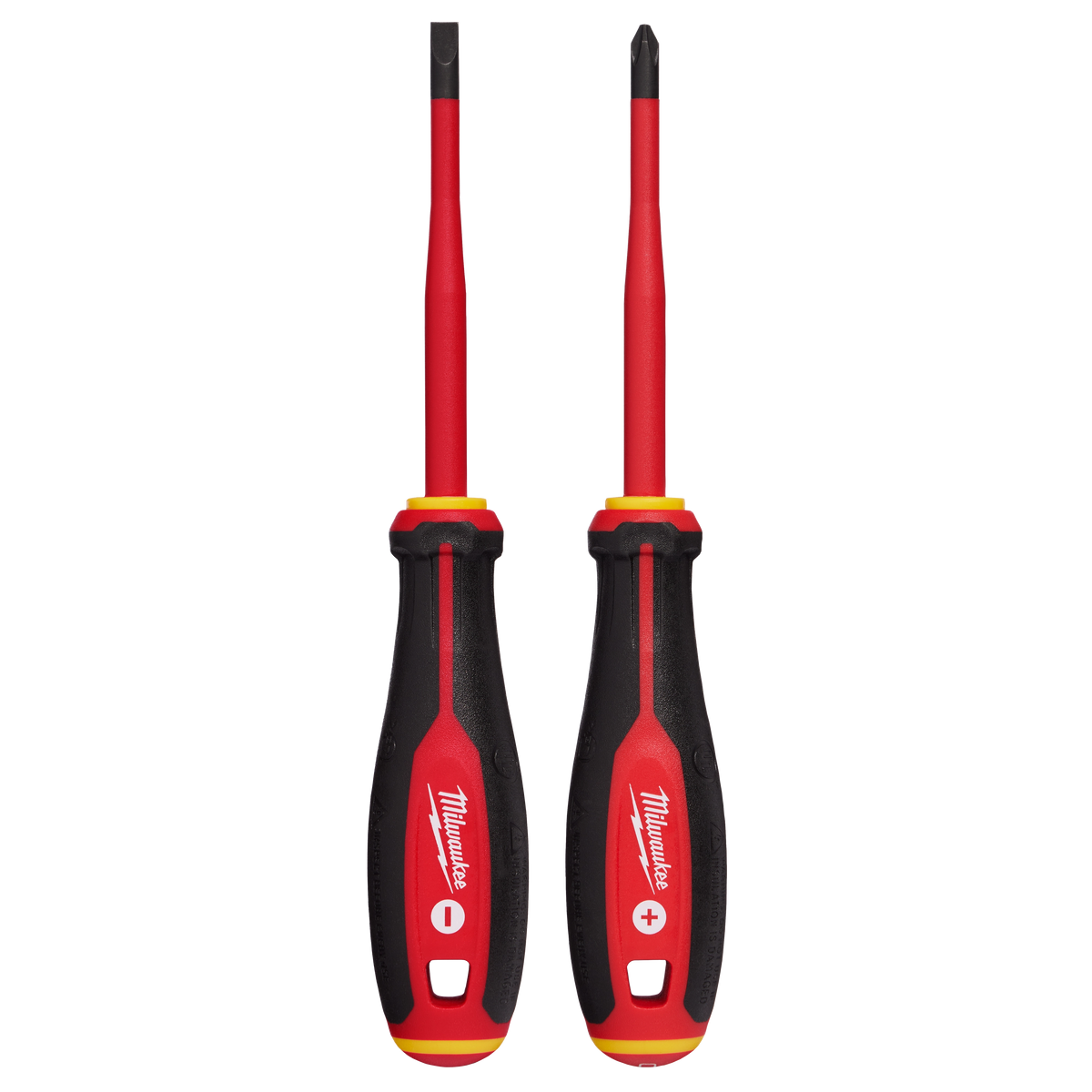 Milwaukee 48-22-2207 2pc 1000V Insulated Slim Tip Screwdriver Set