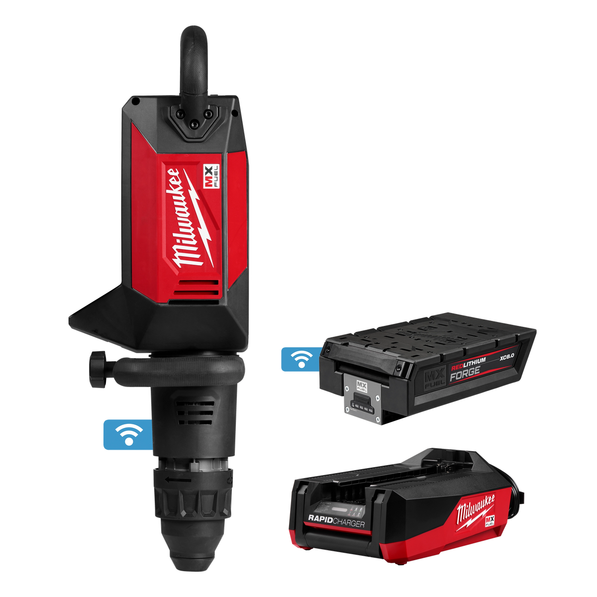 Milwaukee MXF365-1XC MX FUEL 27 lb SDS MAX Demolition Hammer Kit