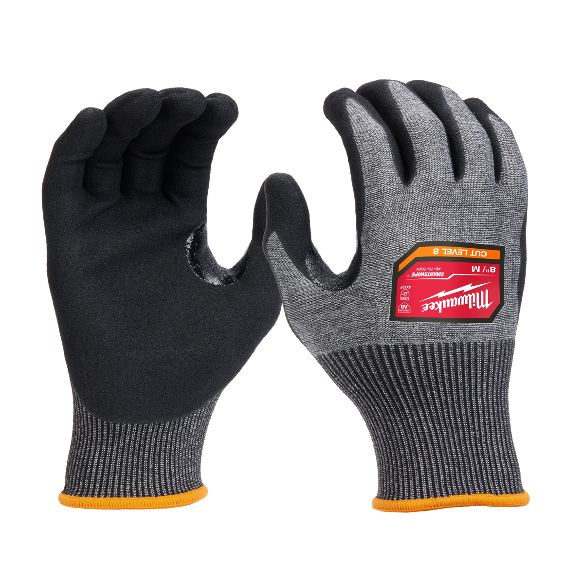 Milwaukee 48-73-7020 Cut Level 8 High-Dexterity Nitrile Dipped Gloves - S (Pack of 6)