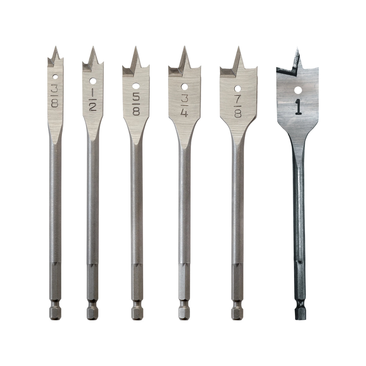 Milwaukee 49-22-0071 6PC Flat Boring Bit 6" Universal Set (Pack of 6)