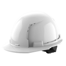 Milwaukee 48-73-1200 BOLT White Front Brim Vented Hard Hat w/4pt Ratcheting Suspension (USA) - Type 1, Class C (Pack of 5)
