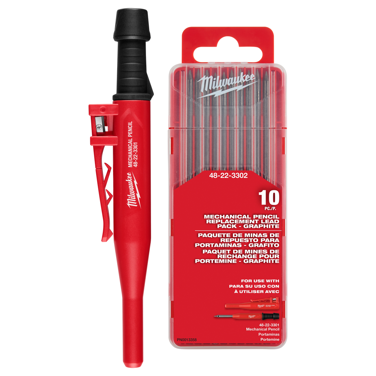 Milwaukee 48-22-3301 Mechanical Pencil with Lead Pack