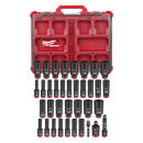 Milwaukee 49-66-6805 36PC SHOCKWAVE Impact Duty Socket 3/8” Drive Set with PACKOUT