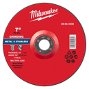 Milwaukee 49-94-0533 7" x 1/4" x 7/8" Metal Grinding Wheel - Type 27 (Pack of 10)
