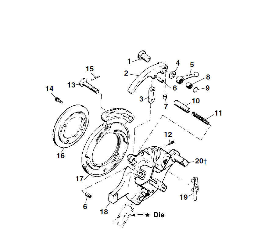 RIDGID 97020 Retaining Ring, for 1224 Threading Machine