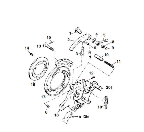 RIDGID 97020 Retaining Ring, for 1224 Threading Machine
