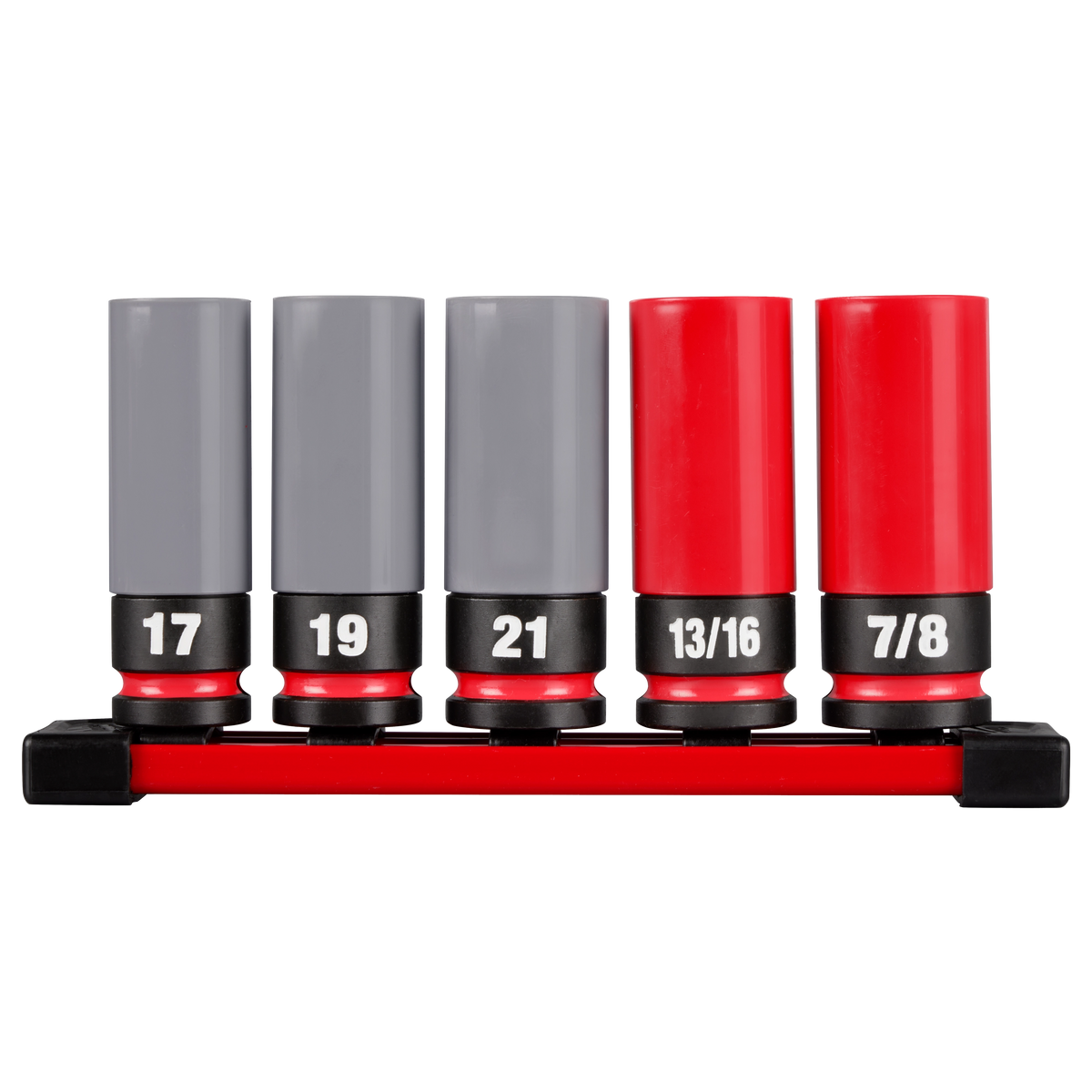Milwaukee 49-66-7831 SHOCKWAVE Impact Duty 1/2 Drive SAE & Metric 5PC Lug Nut Wheel Socket Set