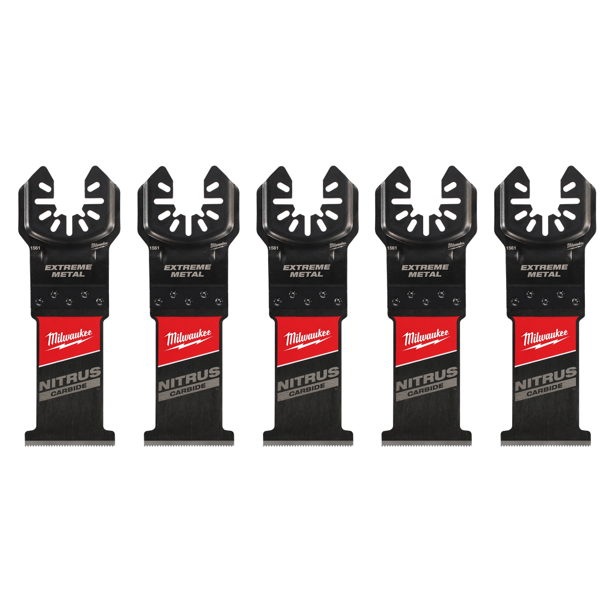 Milwaukee 49-25-1565 1-3/8" NITRUS Carbide Extreme Metal Universal Fit Oscillating Multi-Tool Blade (5 PK)