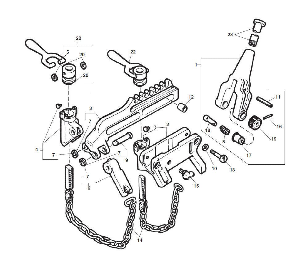 RIDGID 33530R Hinged with Ring 228 Hook, for No. 228 Soil Pipe Assembly Tool