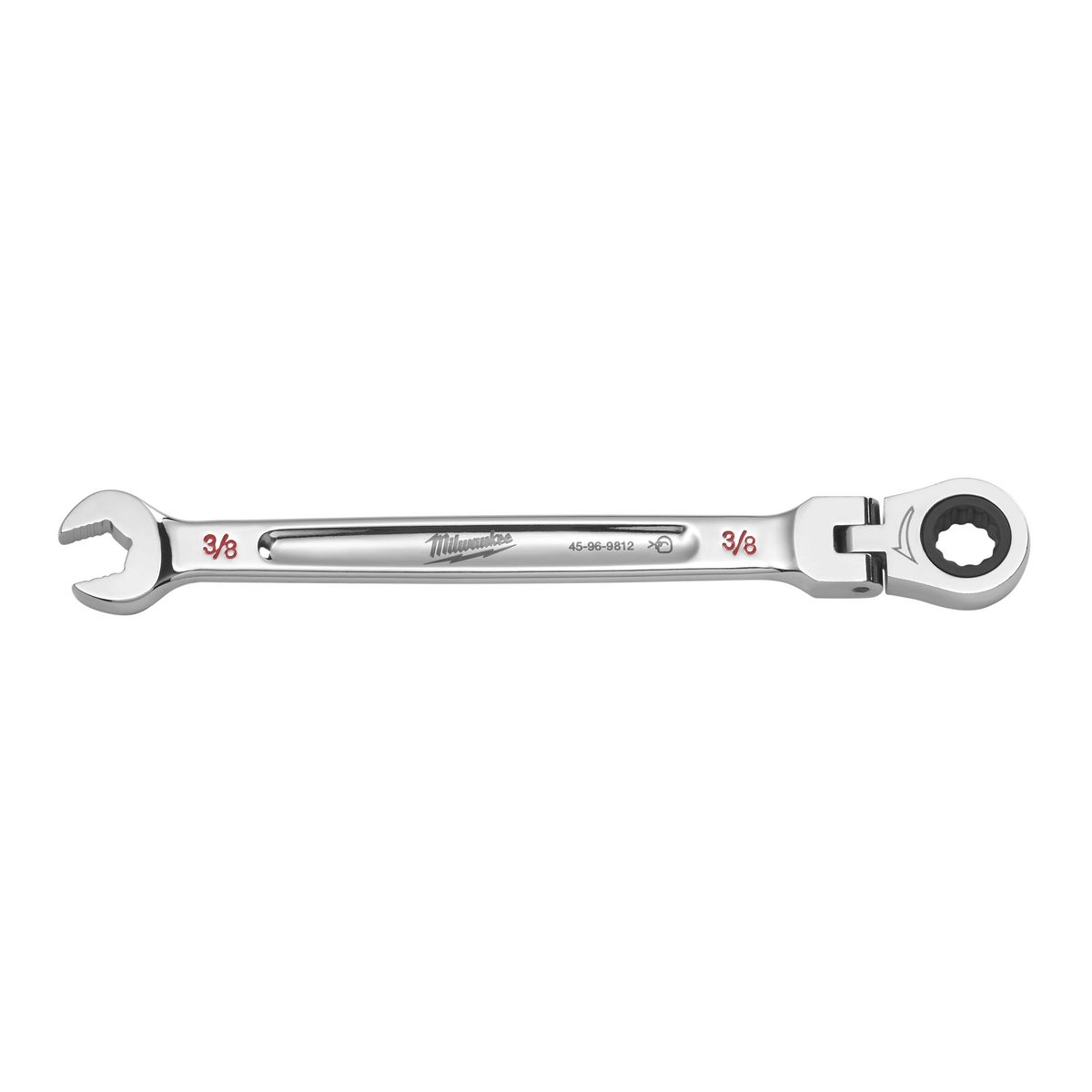 Milwaukee 45-96-9812 3/8" Flex Head Combination Wrench