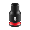 Milwaukee 49-66-6026 SHOCKWAVE Impact Duty 1/4" Drive 6MM Standard 6 Point Socket