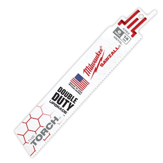 Milwaukee 48-01-2762 6" 14 TPI TORCH SAWZALL Blade for Medium Metal Bulk 10