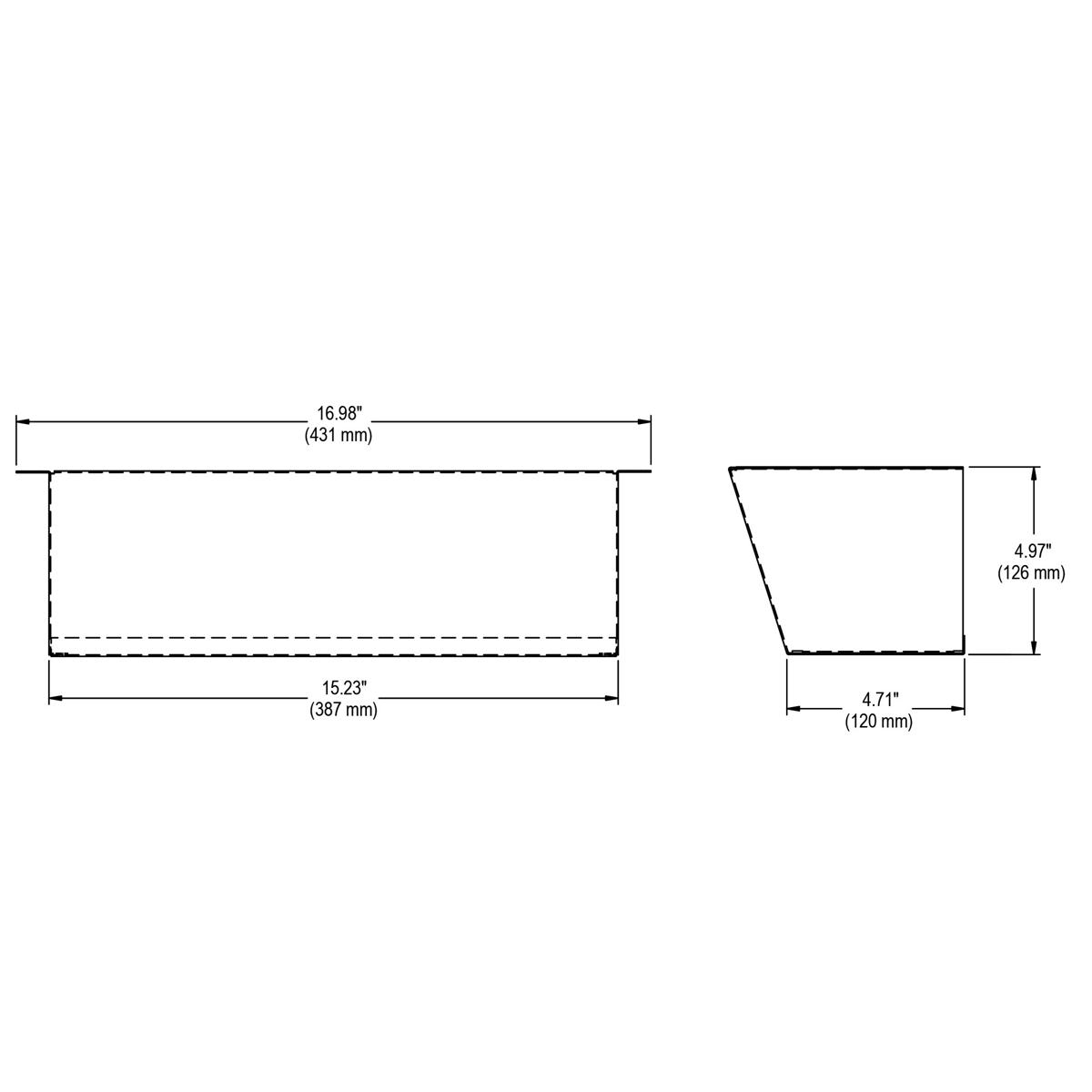Elkay WaterSentry Filter Mounting Cover (Gray Granite) 98551C