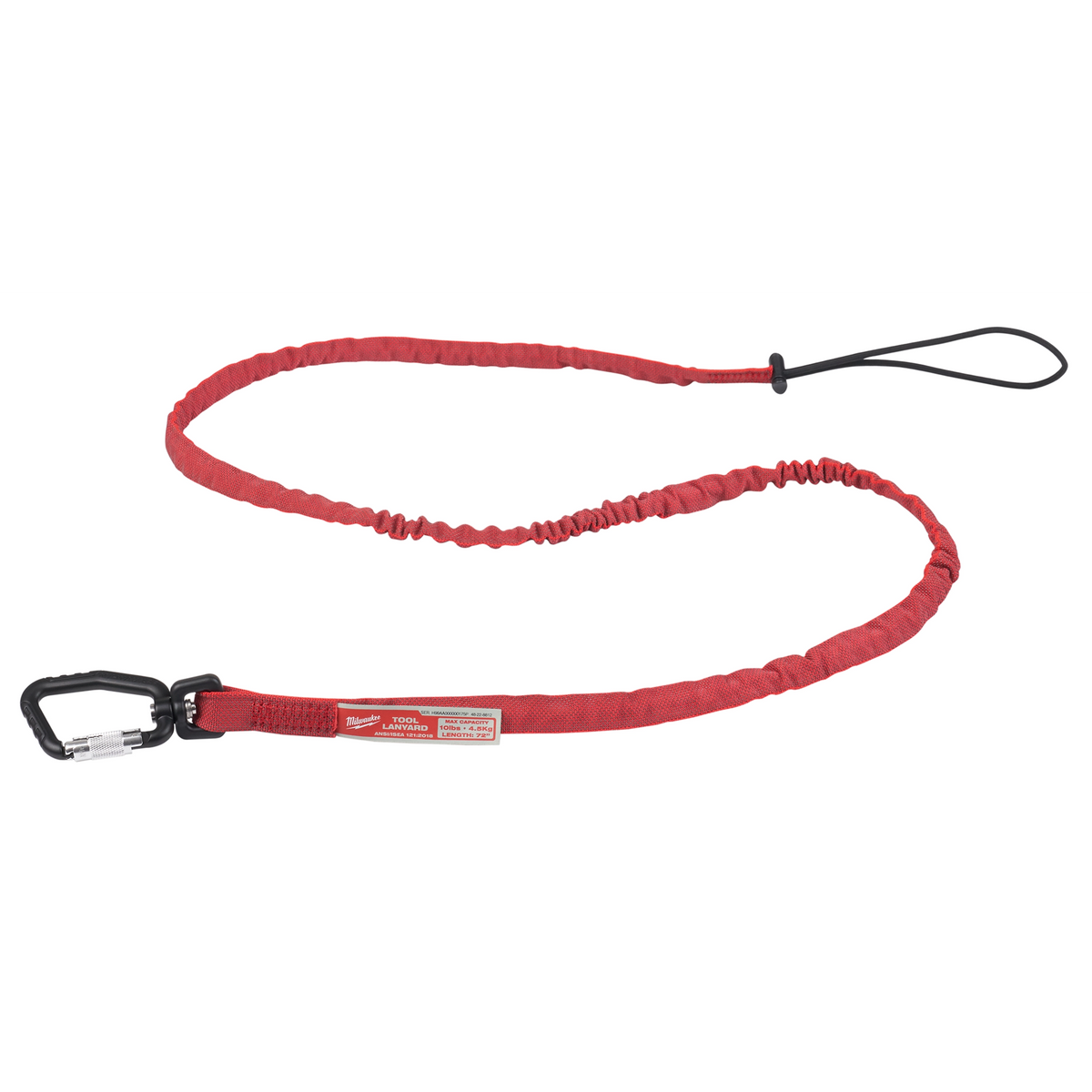 Milwaukee 48-22-8812 10lbs 72" Extended Reach Locking Tool Lanyard (Pack of 6)