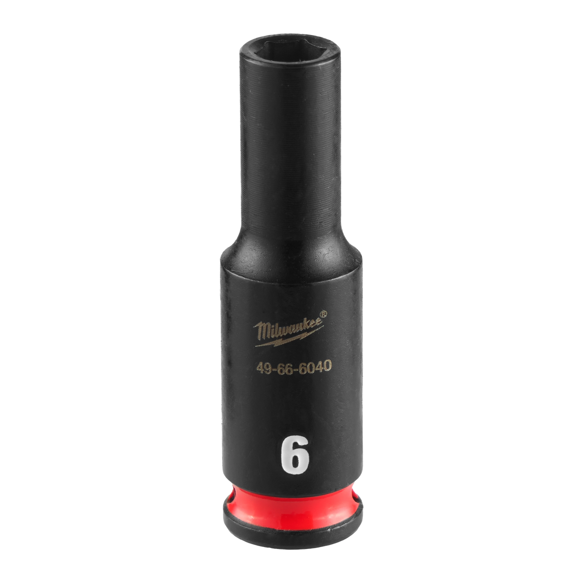 Milwaukee 49-66-6040 SHOCKWAVE Impact Duty 1/4" Drive 6MM Deep 6 Point Socket