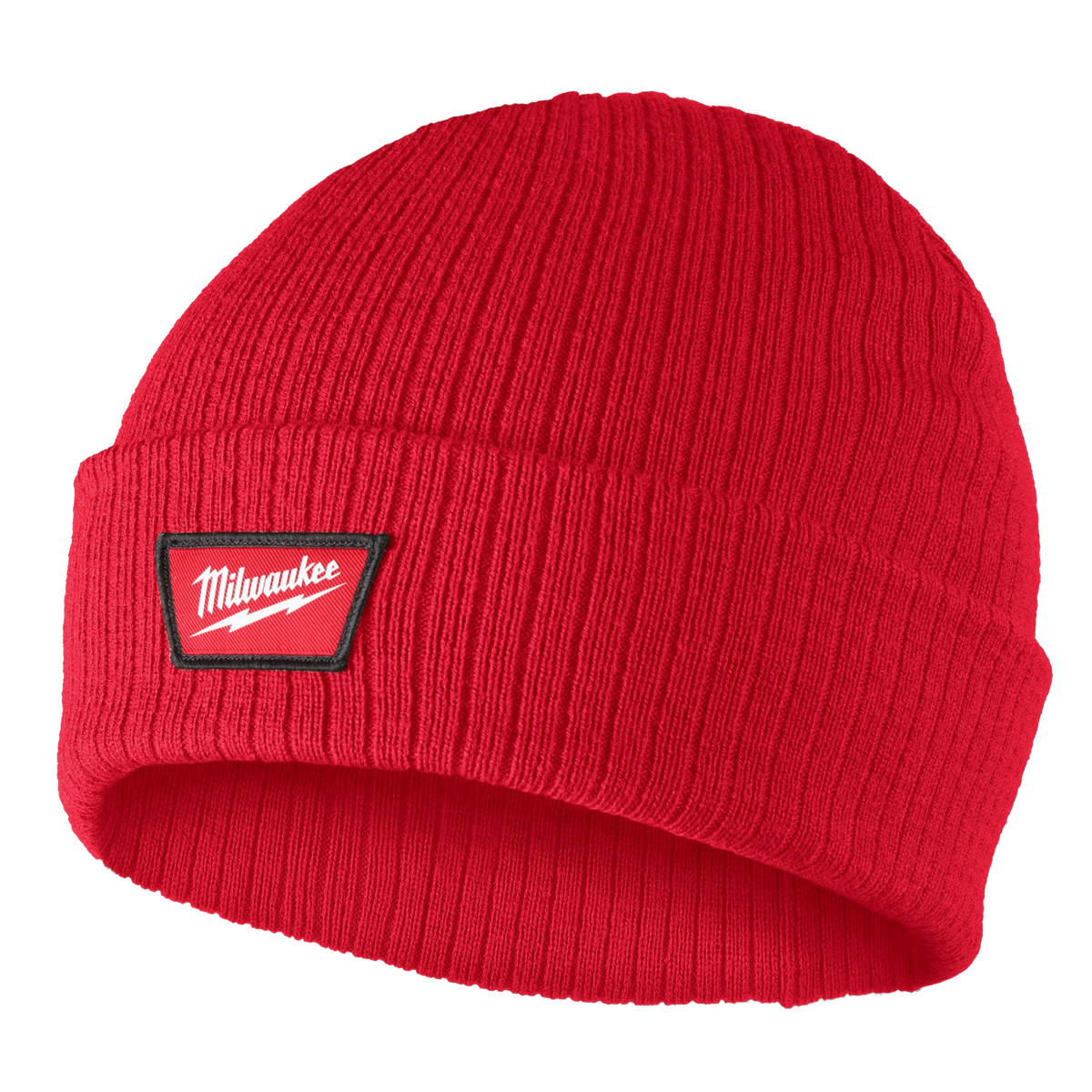Milwaukee M750R Rib-Knit Cuffed Beanie | Red