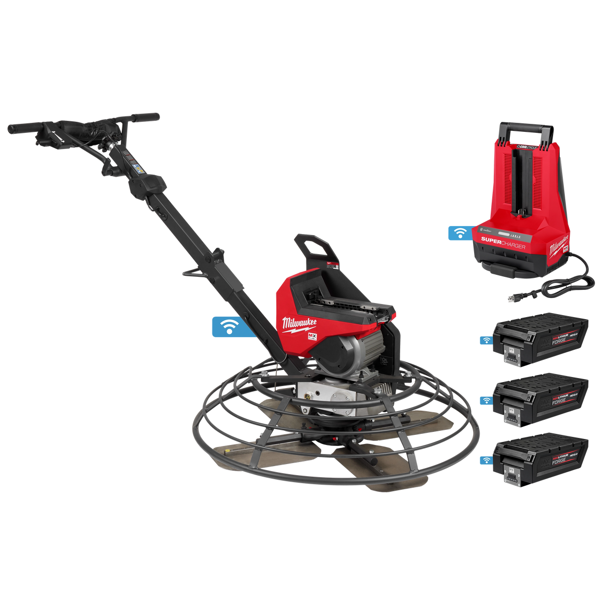 Milwaukee MXF336-3HD MX FUEL 36" Walk-Behind Trowel Kit