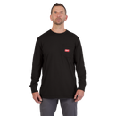 Milwaukee 606B-3X GRIDIRON Pocket T-Shirt | Long Sleeve, Black, 3X-Large