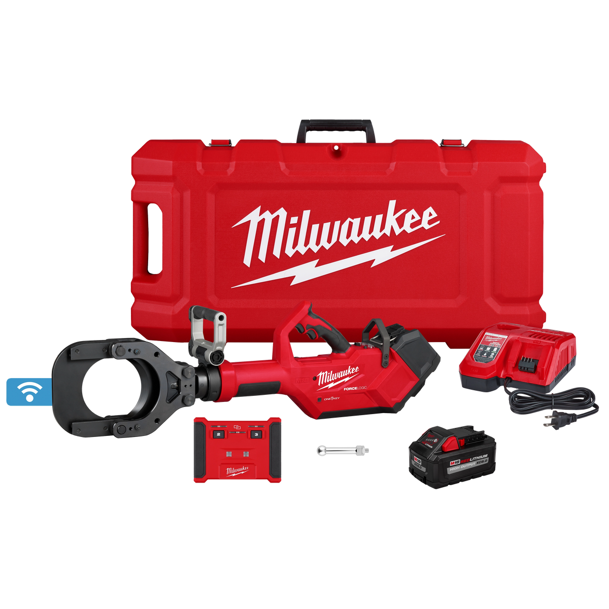 Milwaukee 2875R-21 M18 FORCE LOGIC 5” Underground Cable Cutter w/ Wireless Remote