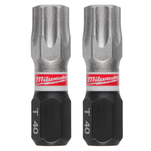 Milwaukee 48-32-4438 SHOCKWAVE Impact Duty 1" T40 INSERT BIT (Pack of 6)