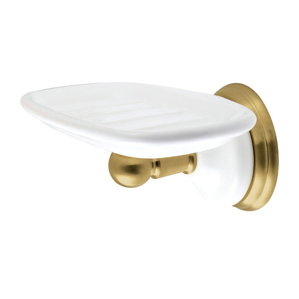 Victorian BA1115BB Wall Mount Soap Dish Holder, Brushed Brass